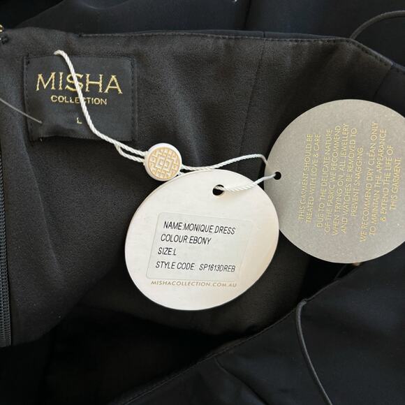 NWT Misha Collection Monique Black‎ Dress - Picture 9 of 11